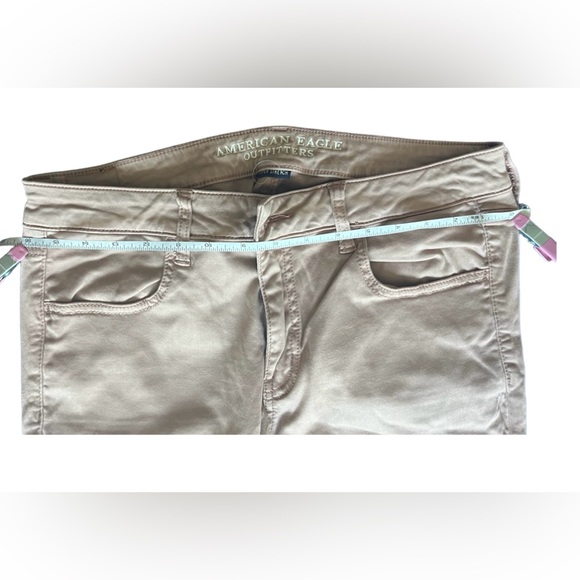 American Eagle pastel pink stretchy pants - Picture 8 of 15